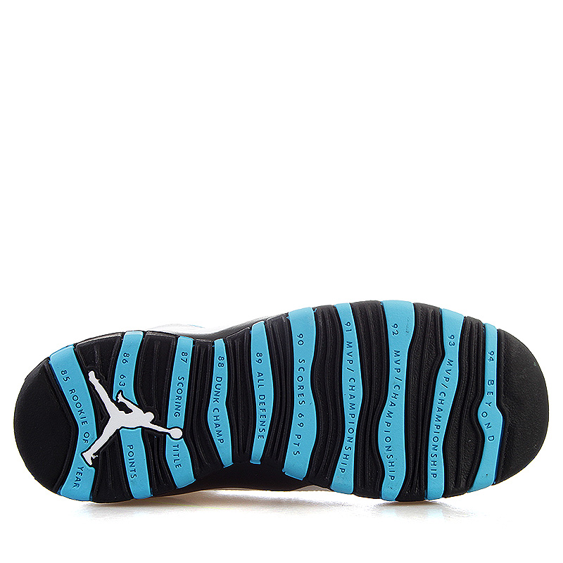 Баскетбольные Jordan Кроссовки Air Jordan 10 Retro GS Powder Blue (310806-106)  - цена, описание, фото 4